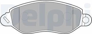 Delphi Σετ τακάκια, Δισκόφρενα - LP1583