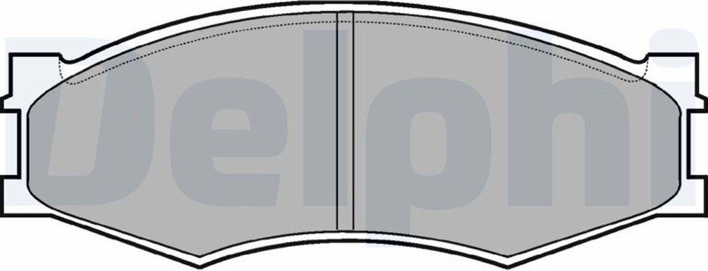 Delphi Σετ τακάκια, Δισκόφρενα - LP358