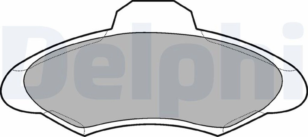 Delphi Σετ τακάκια, Δισκόφρενα - LP673