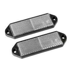 Lampa Αντανακλαστικά Λευκά Euro-Norm 90x35mm 2τμχ