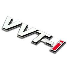 Αυτοκολλητο Χρωμιου Logo VVT-i Για Toyota ΑΣΗΜΙ/ΜΑΥΡΟ