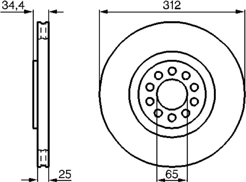 Bosch Δισκόπλακα - 0 986 478 467