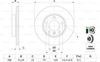 Bosch Δισκόπλακα - 0 986 478 513