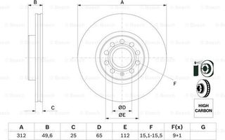 Bosch Δισκόπλακα - 0 986 479 058