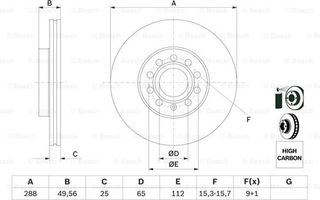 Bosch Δισκόπλακα - 0 986 479 088