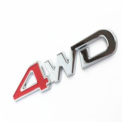 Λογοτυπο 4WD Αυτοκολλητο 3D