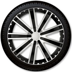 Σετ Τάσια Αυτοκινήτου Argo Toro Black-Silver 4τμχ 13" Μαύρο 13643