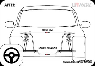 ΜΠΑΡΑ ΕΝΙΣΧΥΣΗΣ ΠΛΑΙΣΙΟΥ ΤΗΣ ULTRARACING ΓΙΑ FIAT PUNTO II 2130400320 Λ.ΑΘΗΝΩΝ 334 www.autoliatas.gr-thumb-6