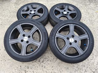 Ζαντες 15αρες (4x100)ΜΟΜΟ με λαστιχα 195/50/15