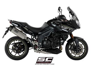 Sc Project Τελικό Εξάτμισης Adventure Titanium/Carbon End Triumph Tiger 1050 Sport 2016 - 2020 Ψηλή Τοποθέτηση Euro4(Η Τιμή ειναι ενδεικτική,Ρωτήστε μας για την προσφορά μας)