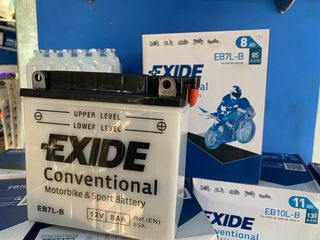 EXIDE CONVENTIONAL 8Ah (YB7L-B) EB7L-B. 38ΕΥΡΩ/ΤΕΜΑΧΙΟ