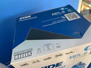 YB7L-B EXIDE CONVENTIONAL 8Ah () EB7L-B. 38ΕΥΡΩ/ΤΕΜΑΧΙΟ-thumb-1