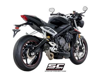 Sc Project Τελικό Εξάτμισης S1Titanium/Carbon End Triumph Street Triple S 660 - A2 2017 - 2018