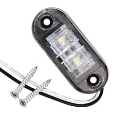 LED Φώτα όγκου αυτοκινήτου τρακτέρ τρέιλερ φορτηγά IP66 12VOLT - 24VOLT Λευκό - 1745