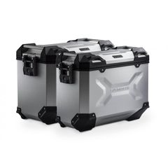 Σετ βάσεων και βαλιτσών SW-Motech TRAX ADV BMW R 1250 GS/Adv. ασημί 