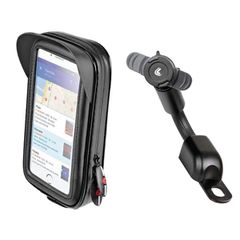 Σετ Βάση Καθρέπτη Μαζί Με Αδιάβροχη Θήκη Smartphone Lampa Moto Opti90429-39