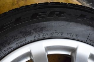 4 ΖΑΝΤΟΛΑΣΤΙΧΑ PORSCHE CAYENNE-VW TOUAREG  17'' ΓΝΗΣΙΑ ΣΕ ΑΡΙΣΤΗ ΚΑΤΑΣΤΑΣΗ 235/65/17 BRIDGESTONE DUELER H/P-thumb-6
