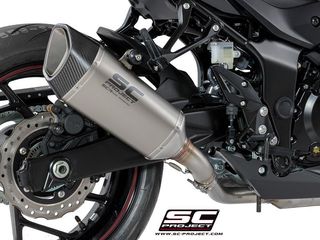 Sc Project SC1-R Silencer Titanium/Carbon End Suzuki Gsx-S 750 2017 - 2018
