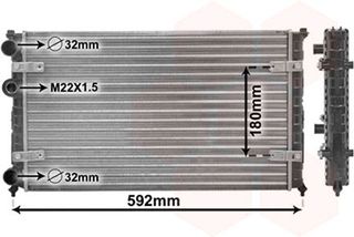 Ψυγείο Νερού VW POLO CLASSIC Sedan / 4dr 1996 - 2006 ( 6KV2 ) 1.4  ( AGY  ) (84 hp ) Βενζίνη #049706325