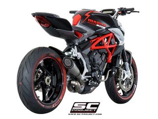 Sc Project Τελικό Εξάτμισης S1 Titanium/Carbon End MV Agusta Rivale 