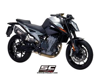 Sc Project Εξάτμιση Τελικό SC1-R Titanium/Carbon End KTM Duke 790 2018 - 2019
