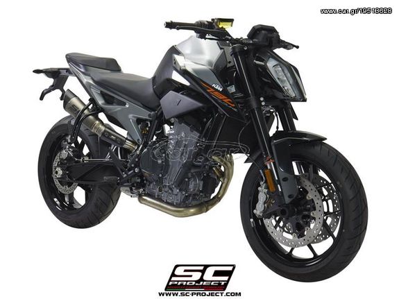 Sc Project Εξάτμιση Τελικό S1 Titanium/Carbon End KTM Duke 790 2018 - 2019