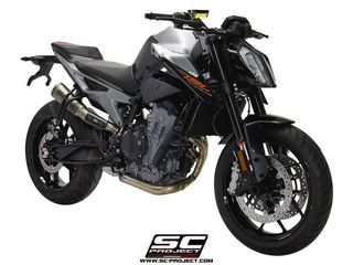 Sc Project Εξάτμιση Τελικό S1 Titanium/Carbon End KTM Duke 790 2018 - 2019