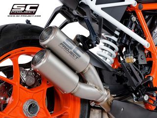 Sc Project Εξατμίσεις Διπλά Τελικά CR-T Titanium KTM 1290 Duke R 2017 - 2018