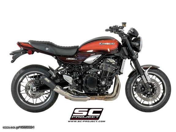 Sc Project S1-GP Εξάτμιση Τελικό S.Steel Matt Black Kawasaki Z 900 RS 2018 - 2019