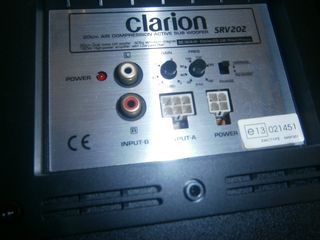 CLARION SUBWOOFER ΕΝΙΣΧΥΤΗΣ ΚΑΙΝΟΥΡΓΙΟ-ΓΝΗΣΙΟ ΣΤΟ ΚΟΥΤΙ ΤΟΥ ΠΡΟΣΦΟΡΑ!!-thumb-2