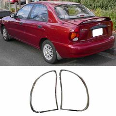 Μασκάκια Πισινών Φαναριών Χρωμίου Για Daewoo Lanos Sedan 02-08 2 Τεμάχια