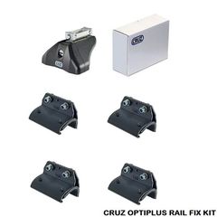 Πόδια / Άκρα Για Μπάρες Οροφής CRUZ Optiplus Rail FIX 936-580 Για Renault Koleos 17+ Με Ενσωματωμένο Railing Σετ 4 Τεμάχια