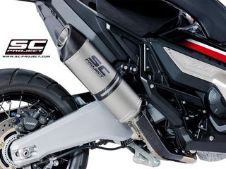 Sc Project Oval Εξάτμιση Titanium with carbon cap Honda X-Adv 750 2017 - 2020