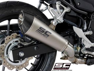 Sc Project Εξάτμιση Τελικό Conical Titanium/Carbon End Honda CB 500 X/F 2017 - 2018(Η Τιμή ειναι ενδεικτική,Ρωτήστε μας για την προσφορά μας)