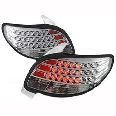 Πισινά Φανάρια Set Για Peugeot 206 98-07 Led Χρωμίου Reliable Auto Parts