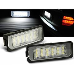 Led Φαναράκια Πινακίδας Για Vw Golf, Passat, Polo, Beetle, Eos, Phaeton, Lupo Ζευγάρι 2 Τεμάχια