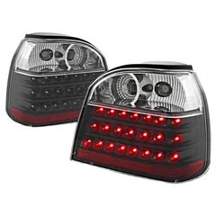 Πισινά Φανάρια Set Για Vw Golf III (3) 91-98 Led Μαύρα KAtuning