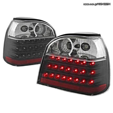 Πισινά Φανάρια Set Για Vw Golf III (3) 91-98 Led Μαύρα KAtuning