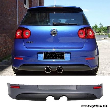 Πισινός Προφυλακτήρας Για VW Golf V (5) 03-08 R32 Look Με Προστατευτικό Εξάτμισης