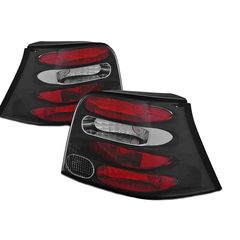 Πισινά Φανάρια Set Για Vw Golf IV (4) 97-03 Μαύρα Sonar