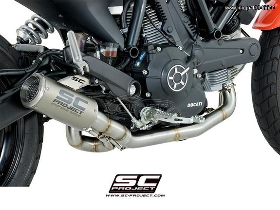 Sc Project Ολόσωμη Εξάτμιση 2-1 CR-T Titanium Ducati Scrambler 400 2016 - 2019
