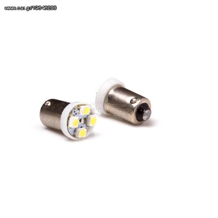 Λάμπα Led BA9S T4W 12volt 4 Led 0.65watt Λευκή 6000k 1 Τεμάχιο