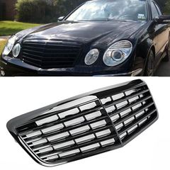 Μάσκα Για Mercedes-Benz E-Class W211 06-09 Amg / Avantgarde Look Γυαλιστερό Μαύρο 1 Τεμάχιο