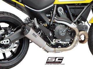 Sc Project Εξάτμιση Τελικό Conical Titanium/Carbon End Ducati Scrambler 800 2015- 2016