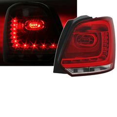 Πισινά Φανάρια Set Για Vw Polo 6R 09-14 Led GTI Look Κόκκινο/Crystal Eagle Eyes