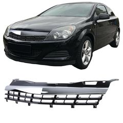 Μάσκα Για Opel Astra H 3D GTC 07-10 Χωρίς Σήμα Χρώμιο/Μαύρη 1 Τεμάχιο