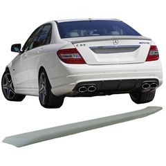 Αεροτομή Πορτ Παγκάζ Για Mercedes-Benz C-Class W204 07-14 Amg Look Lipspoiler Από Πολυουρεθάνη