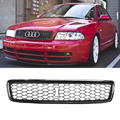 Μάσκα Για Audi A4 B5 94-01 RS4 Look Κυψελωτή Μαύρη 1 Τεμάχιο