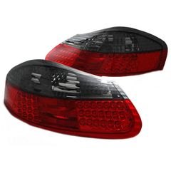 Πισινά Φανάρια Set Για Porsche Boxster 986 96-04 Led Κόκκινο/Φιμέ Depo