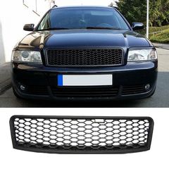 Μάσκα Για Audi A6 4B C5 01-04 RS6 Look Κυψελωτή Μαύρη Ματ 1 Τεμάχιο